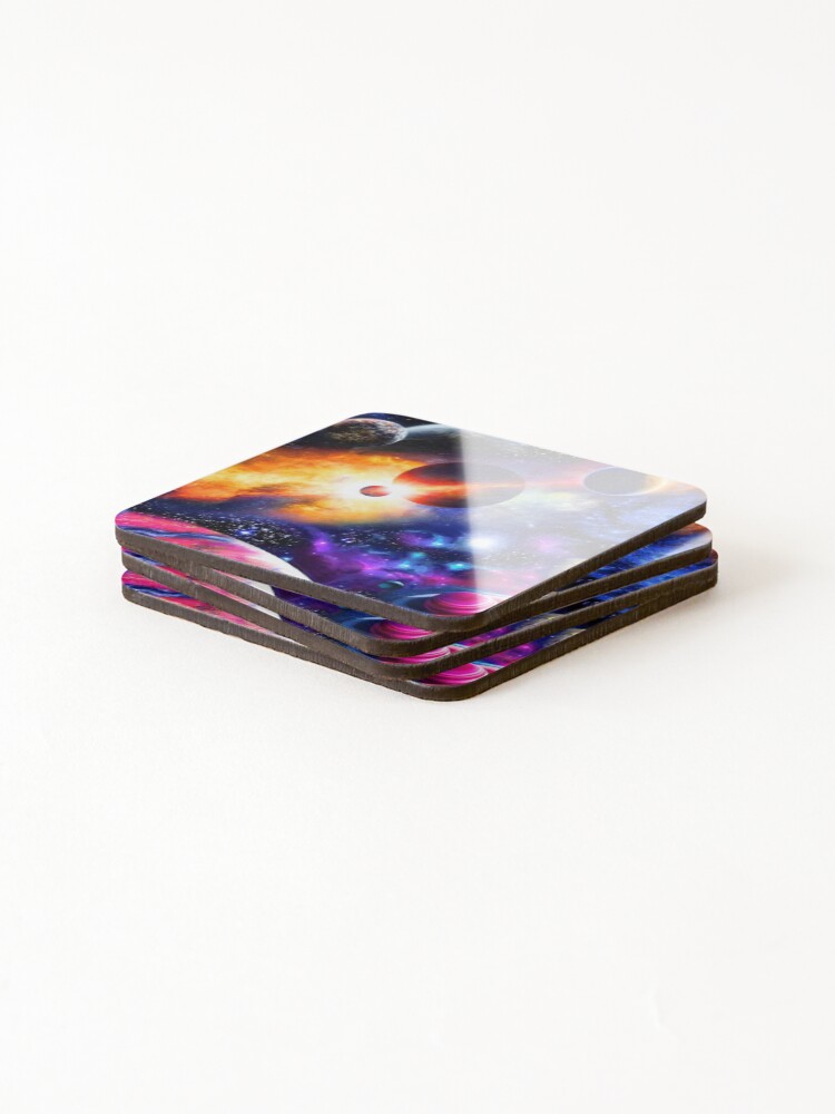 Thumbnail 4 of 5, Coasters (Set of 4), Systematicc designed and sold by UnityVerse.