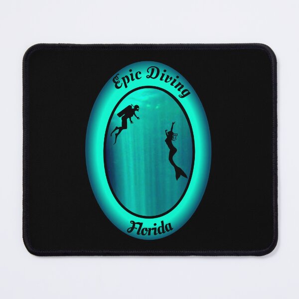Item preview, Epic Diving Florida, Mermaid and Diver Embrace designed and sold by Artistability.