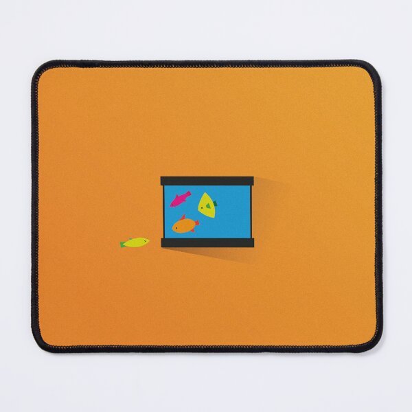 Item preview, The Fish Escaped designed and sold by thevectorhead.