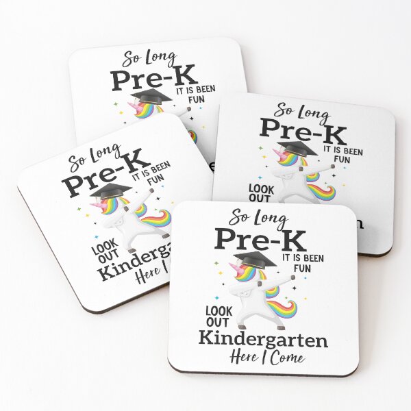 Item preview,  Kids So Long Pre-K Kindergarten Here I Come Unicorn Graduation designed and sold by AMERZAGUE DESIGN.