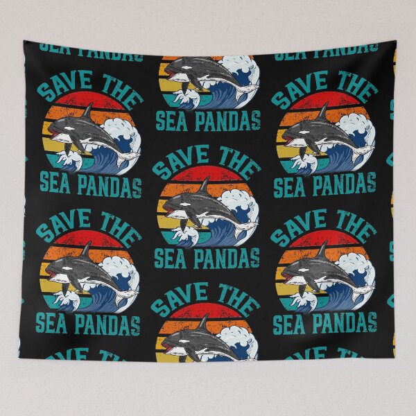 Item preview, Save The Sea Pandas Rescue Killer Whale Orcas Marine Biology designed and sold by JRRTs.