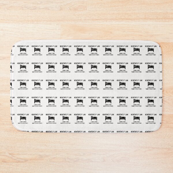 Item preview, Newtons First Law Funny Physics Joke  187 designed and sold by jenniferkreise.