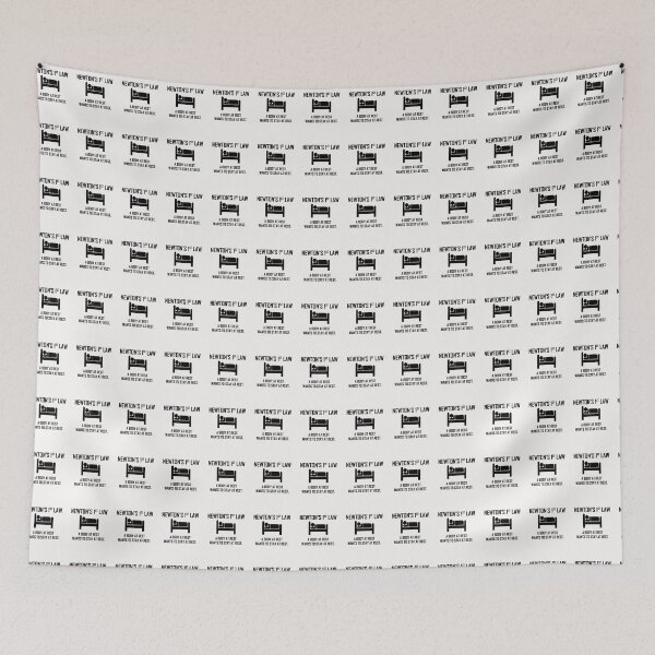 Item preview, Newtons First Law Funny Physics Joke  187 designed and sold by jenniferkreise.