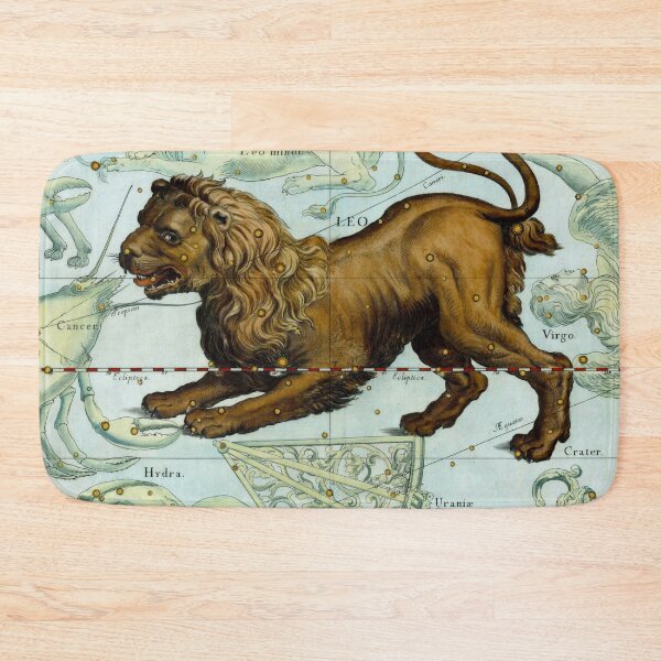 Item preview, Antique Leo Constellation Star Map designed and sold by jadeandjester.