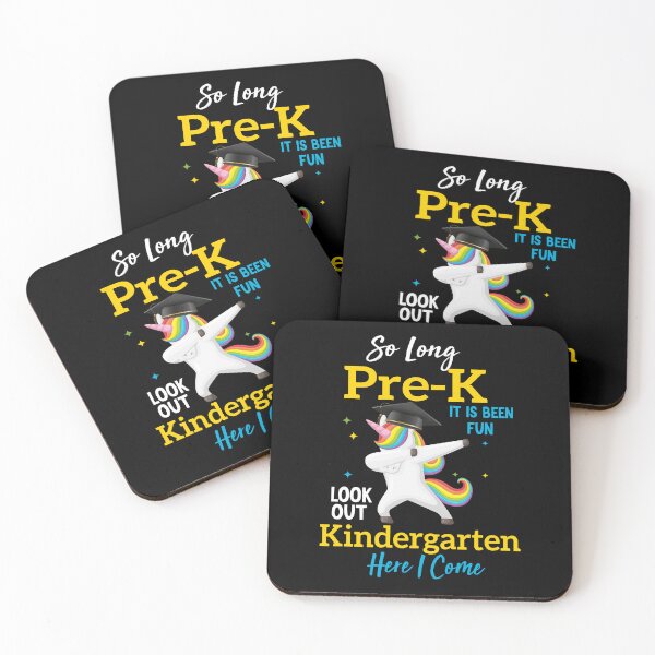 Item preview,  Kids So Long Pre-K Kindergarten Here I Come Unicorn Graduation designed and sold by AMERZAGUE DESIGN.