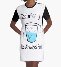 Science is Optimistic Graphic T-Shirt Dress