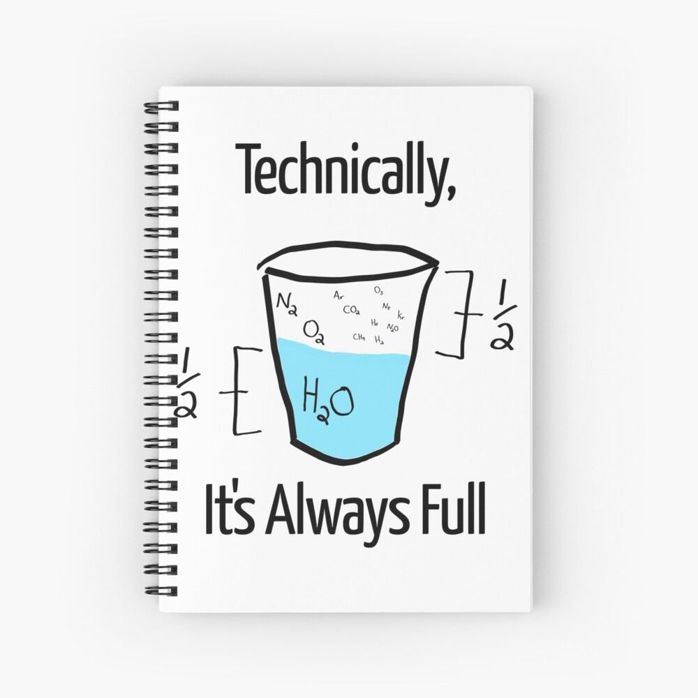 Science is Optimistic Spiral Notebook