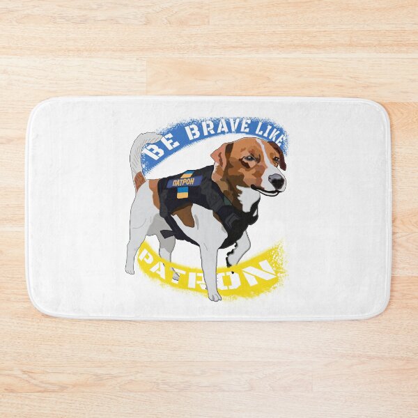 Item preview, Be brave Like Patron Dog Hero Be Brave Like Ukraine designed and sold by Aide.
