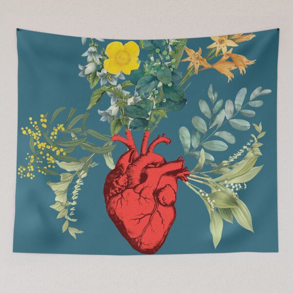 Item preview, Flowered Lovely Heart designed and sold by Muycote.