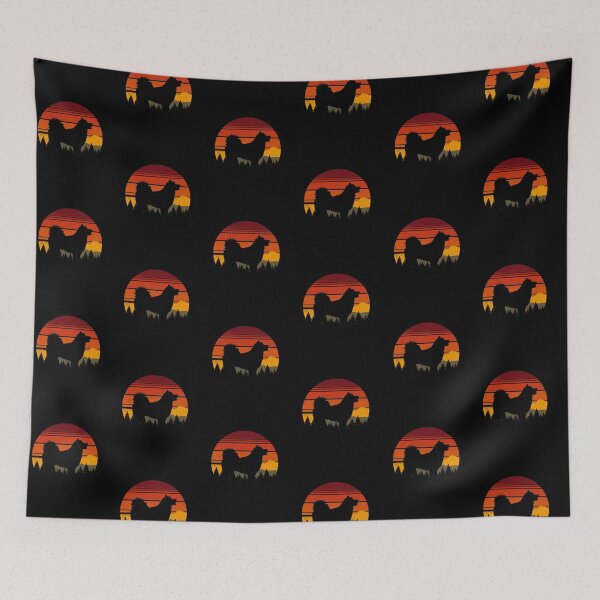 Item preview, Country Yellowstone Sky Husky Dog Gift  designed and sold by Guarddogdrive.