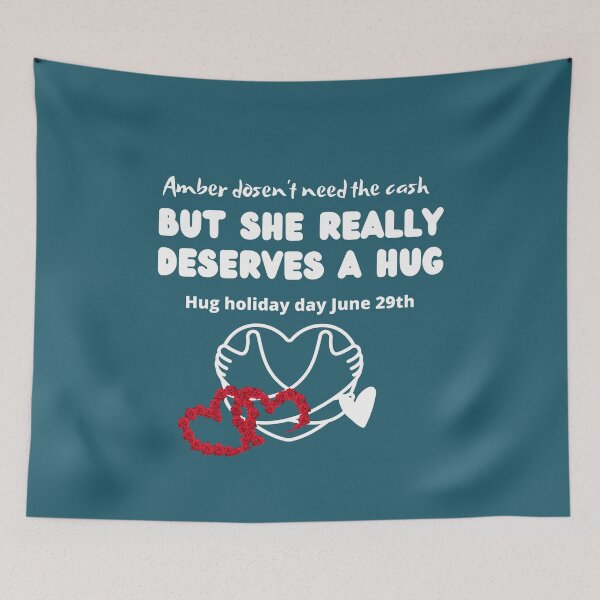 Item preview, Amber dosen't need the cash she needs a hug designed and sold by rocklegends99.