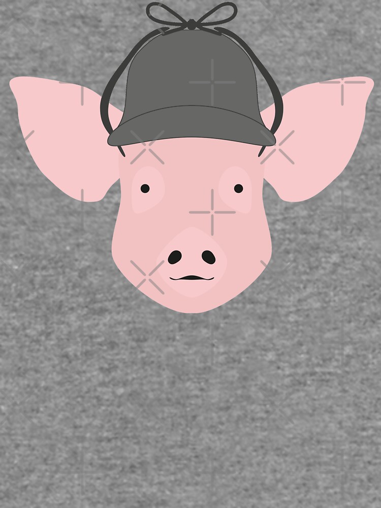 NDVH Pig Wearing a Deerstalker by nikhorne
