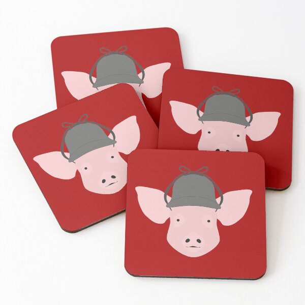 Item preview, NDVH Pig Wearing a Deerstalker designed and sold by Nik’s T-Shirts.