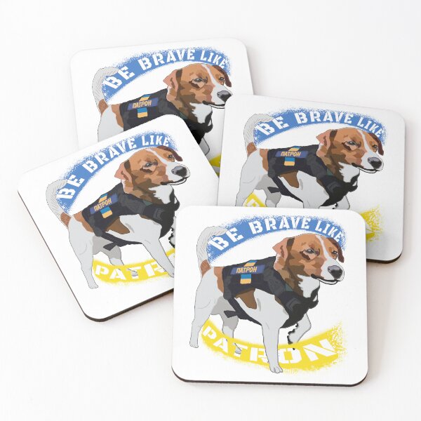 Item preview, Be brave Like Patron Dog Hero Be Brave Like Ukraine designed and sold by Aide.