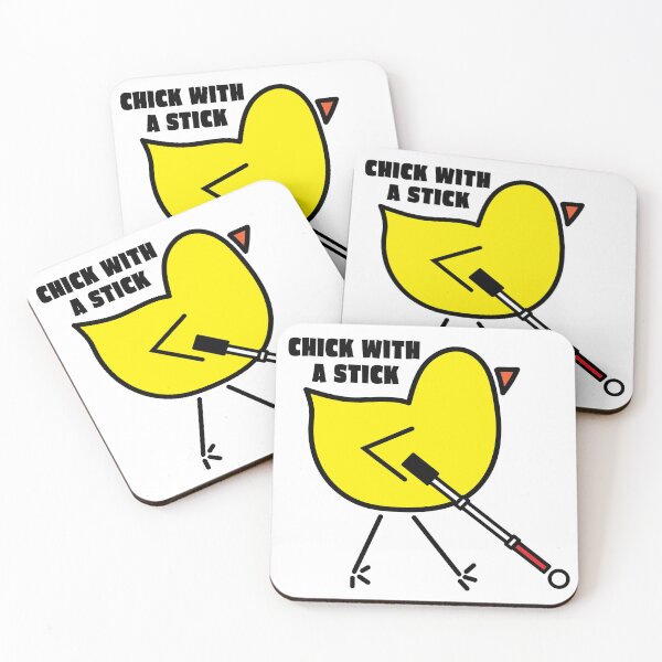 Item preview, Chick with a Stick designed and sold by IndeOandM.