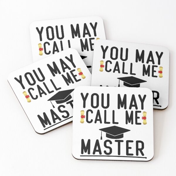 Item preview, You May Call Me Master Masters Degree Graduation Gift Premium - funny masters degree graduation gifts - masters degree gifts  designed and sold by DSN HH ★★★★★.
