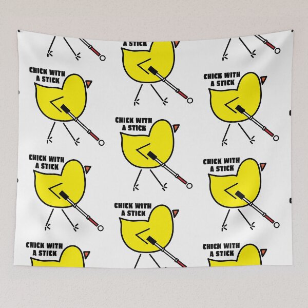 Item preview, Chick with a Stick designed and sold by IndeOandM.