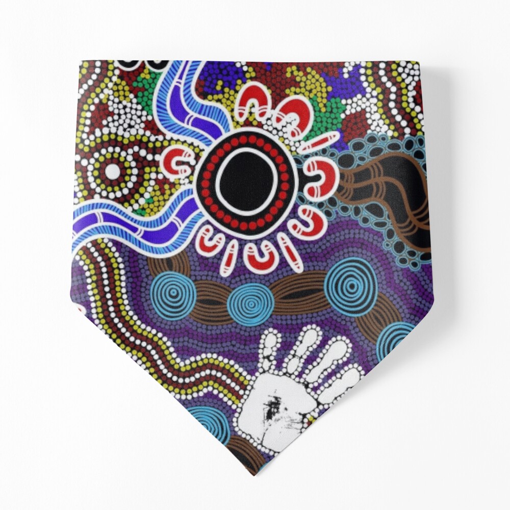 Authentic Aboriginal Art - Discovering Your Dreams Leggings by