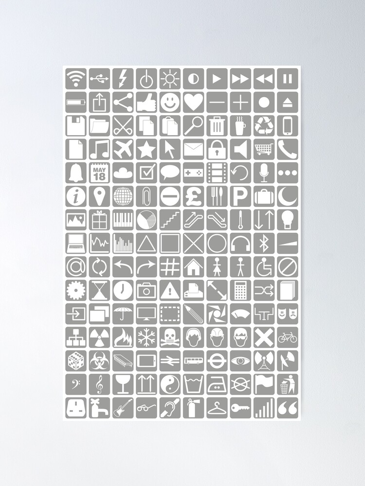 Alternate view of NDVH Icons Poster