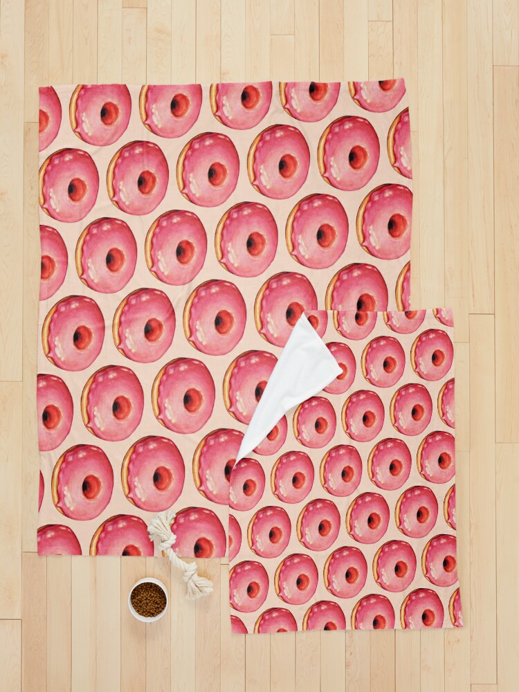 Alternate view of Strawberry Donut Pattern Pet Blanket