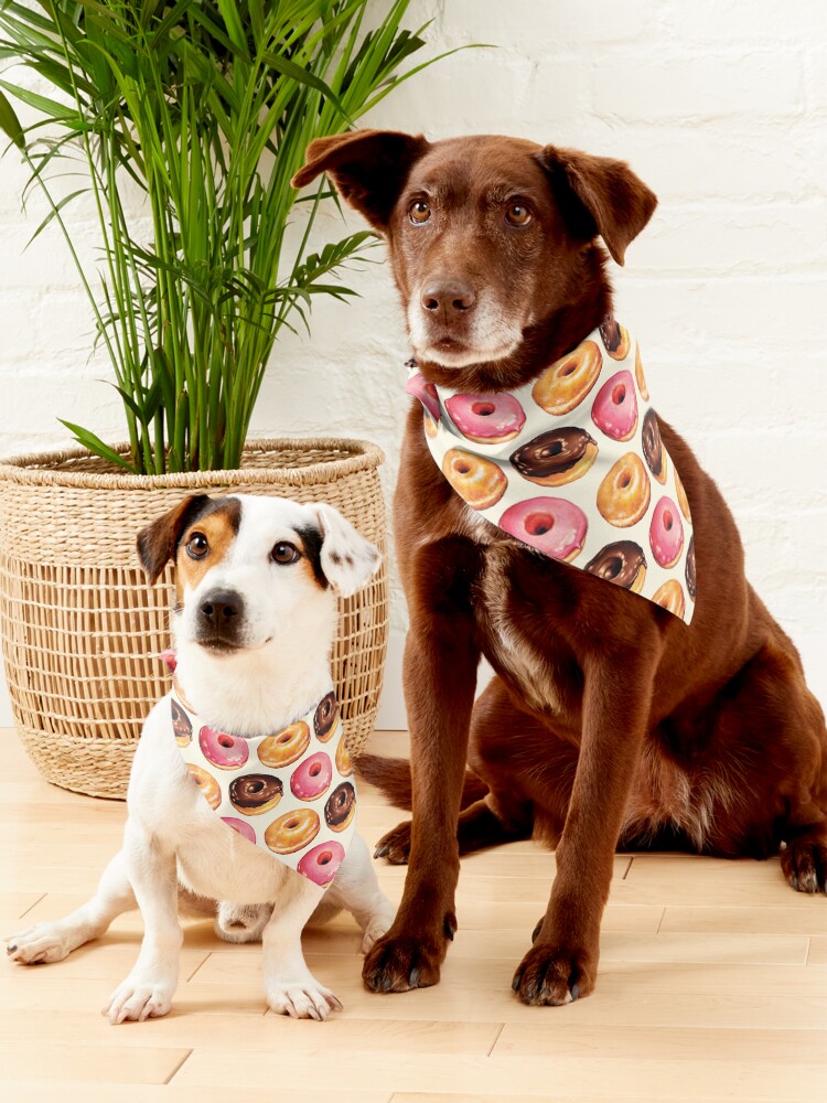 Alternate view of Donut Pattern Pet Bandana