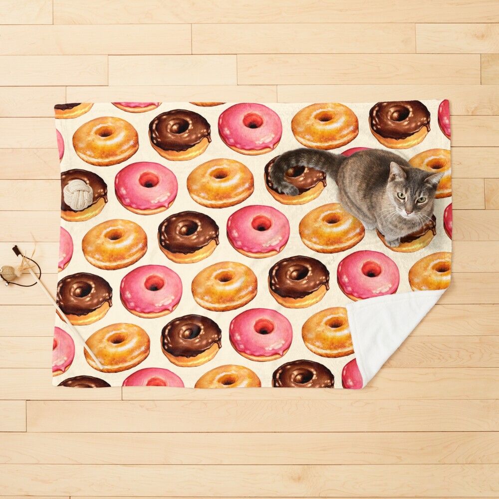 Donut Pattern Pet Blanket