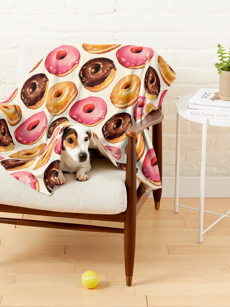 Alternate view of Donut Pattern Pet Blanket