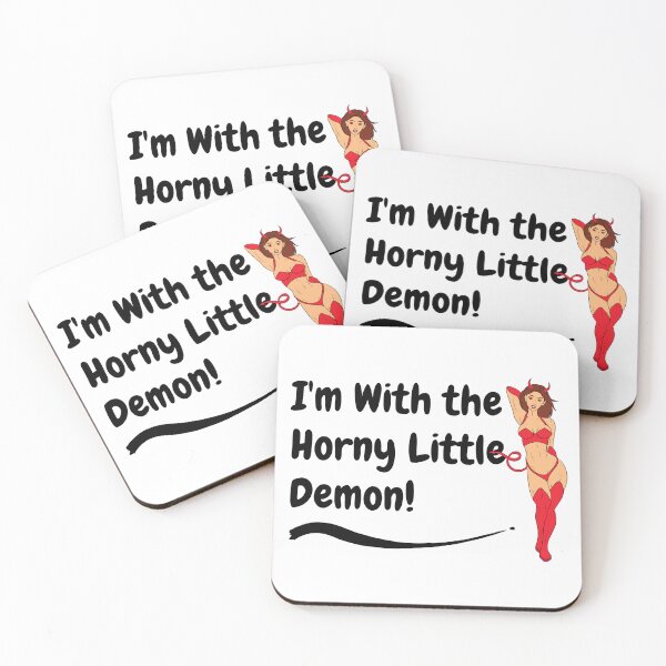 Item preview, Swinger Lifestyle I'm With the Horny Little Demon! Great Hotwife, Vixen Desing designed and sold by swingersshop.