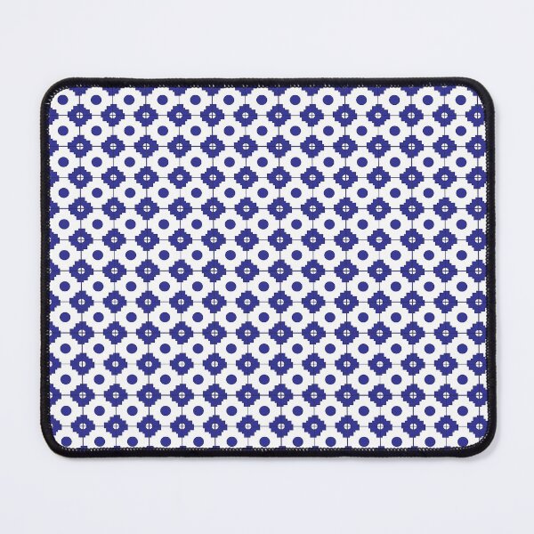 Item preview, geometric mosaic blue tiles designed and sold by Anna Lemos.