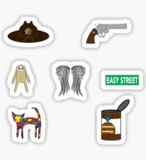 Aufkleberset twd Sticker