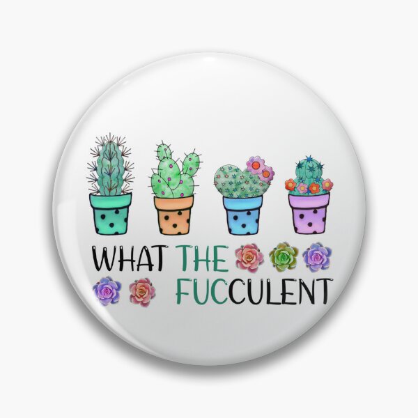 Item preview, What the fucculent t-shirt cactus lover shirt  designed and sold by cizito.
