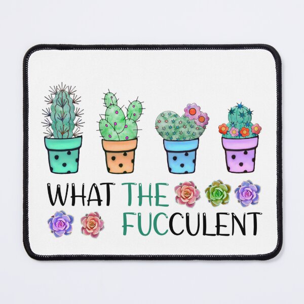 Item preview, What the fucculent t-shirt cactus lover shirt  designed and sold by cizito.