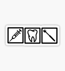 Dentist icons symbols Sticker