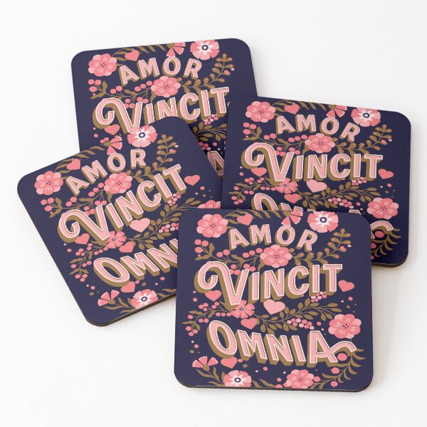 Item preview, Amor Vincit Omnia. Latin phrase for Love Conquers All. designed and sold by Rhu Creations.