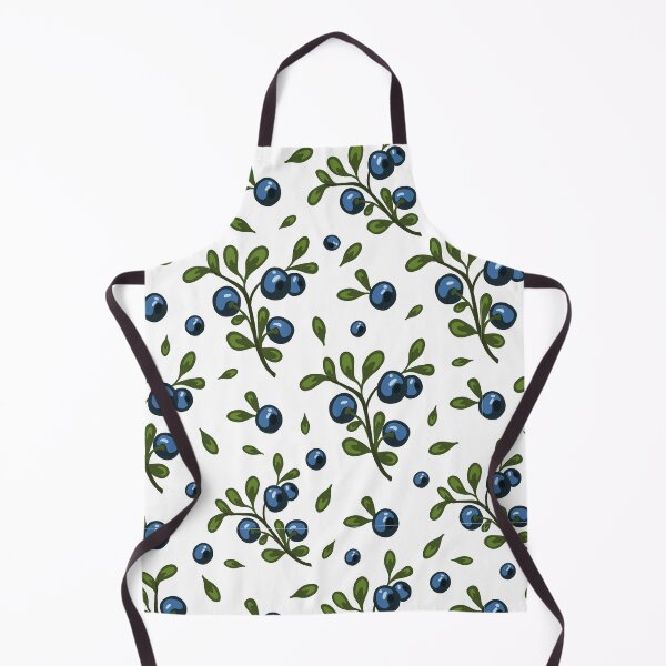 Item preview, Blueberry Fruit Berries and Leaves Pattern designed and sold by silviaol.