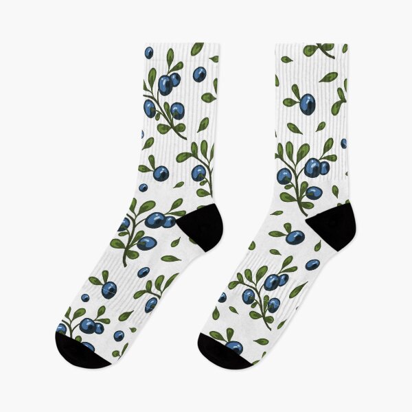 Item preview, Blueberry Fruit Berries and Leaves Pattern designed and sold by silviaol.