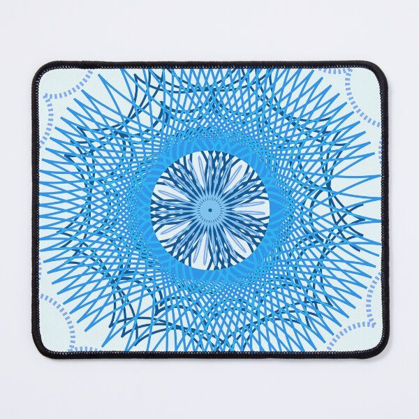 Item preview, Blue Spirograph designed and sold by Shapes-Mania.