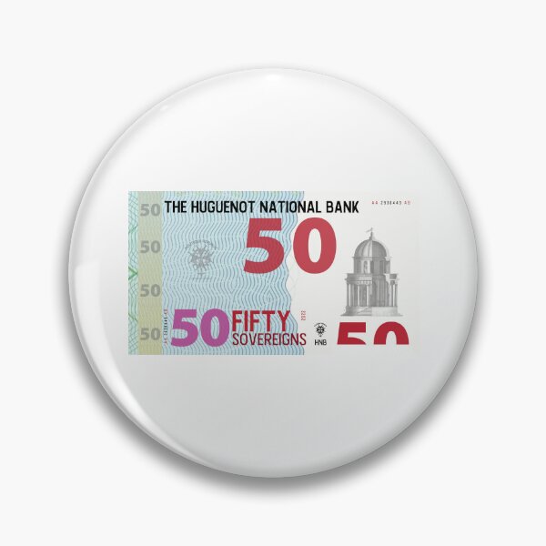 Item preview, Politique Republic • The Huguenot National Bank 50 Sovereign Note designed and sold by amuseXpress.
