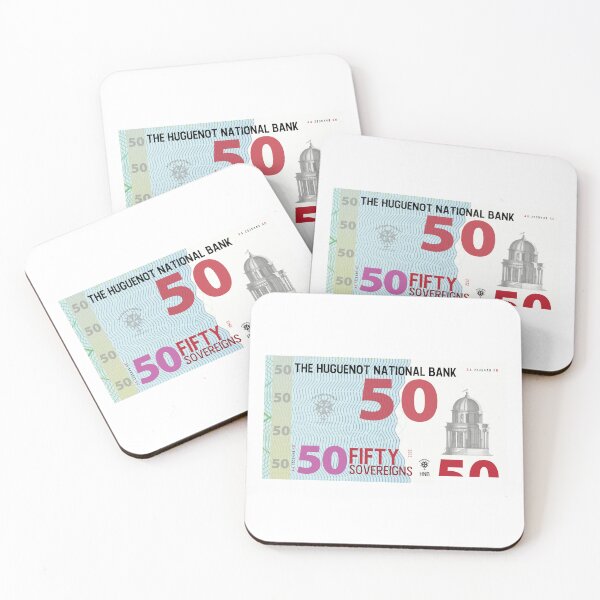 Item preview, Politique Republic • The Huguenot National Bank 50 Sovereign Note designed and sold by amuseXpress.
