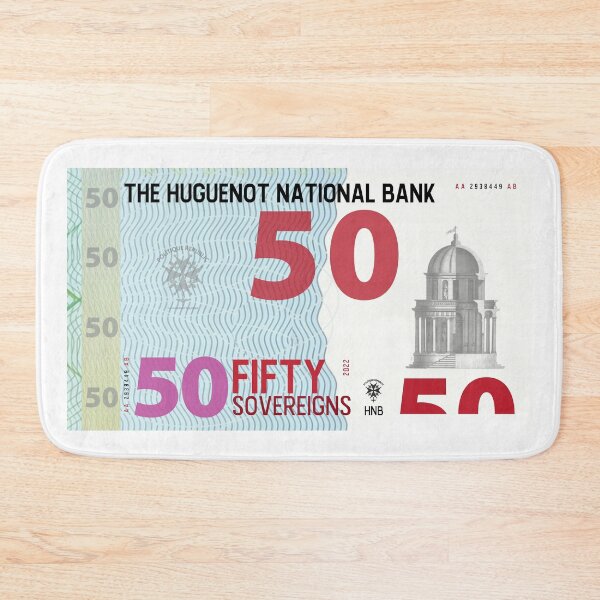 Item preview, Politique Republic • The Huguenot National Bank 50 Sovereign Note designed and sold by amuseXpress.