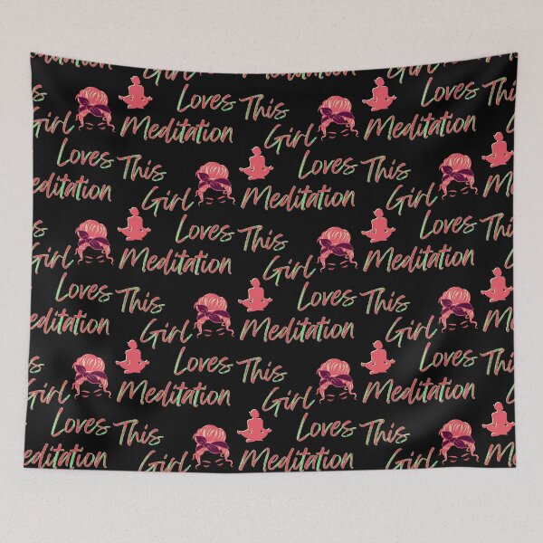 Item preview, This Girl Loves Meditation, Meditation Girls , Meditation Woman  designed and sold by Rally-Girl.