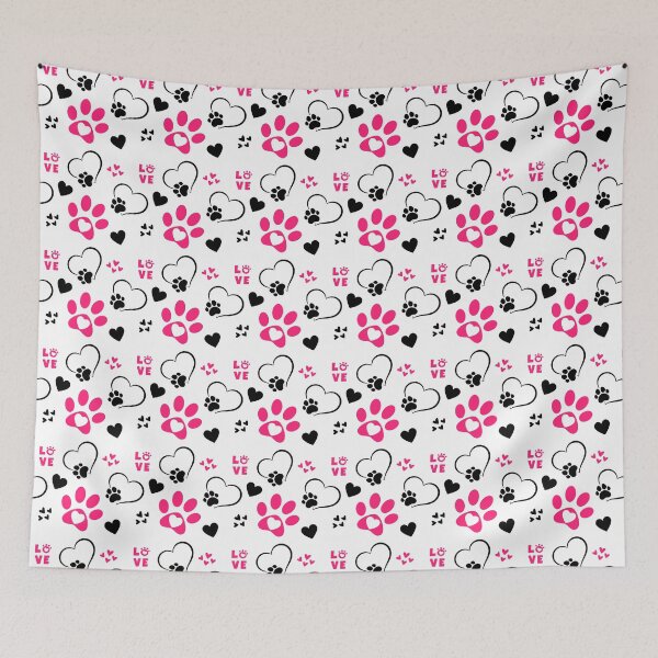 Item preview, Heart Pawprints designed and sold by ChelleCreate.