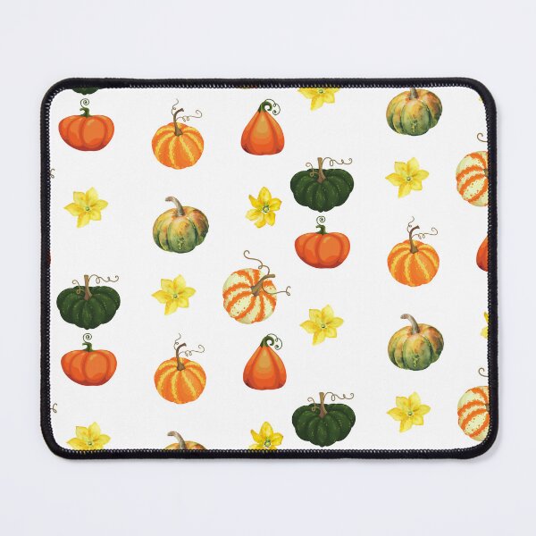 Item preview, Fall Harvest Green and Orange Pumpkins and Pumpkin Flowers designed and sold by silviaol.