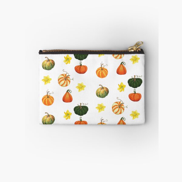 Item preview, Fall Harvest Green and Orange Pumpkins and Pumpkin Flowers designed and sold by silviaol.