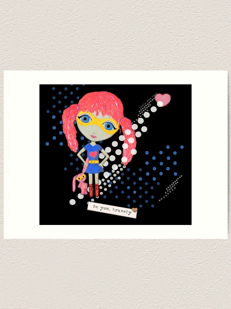 Alternate view of Be Your Own Superhero Art Print