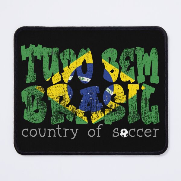 Item preview, Tudo bem Brasil Soccer world cup brazil fan shirt designed and sold by YassOrNope.