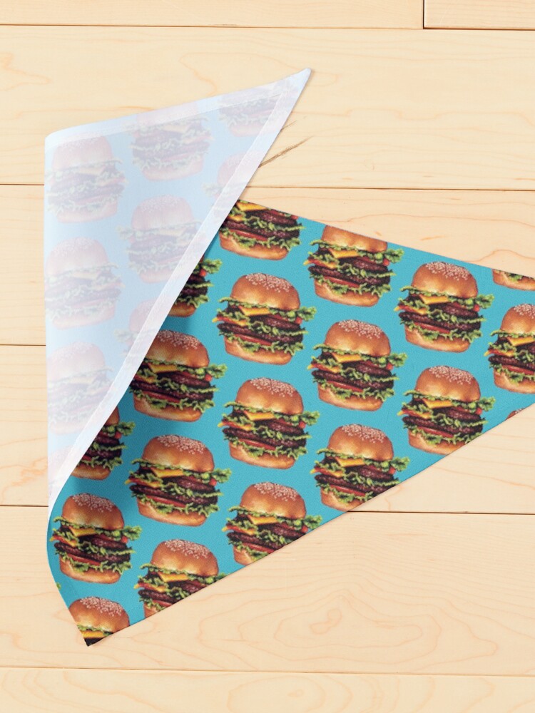 Alternate view of Double Cheeseburger 2 Pattern Pet Bandana