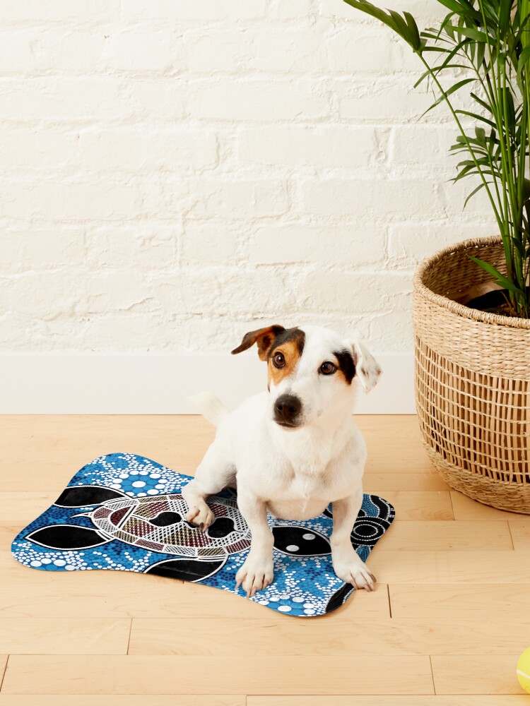 Alternate view of Authentic Aboriginal Art - Sea Turtles Pet Mat