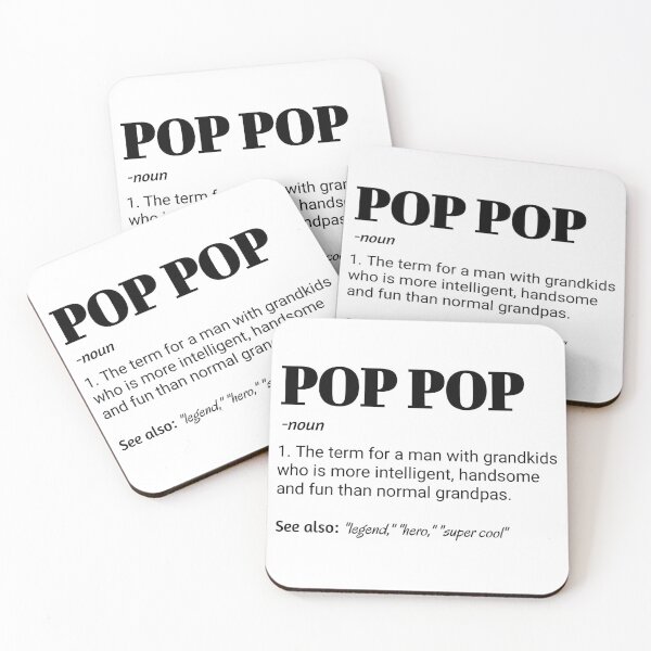 Artikelvorschau, Opa Geburtstag Pop Pop Definition Shirt und Tasse entworfen und verkauft von cizito.