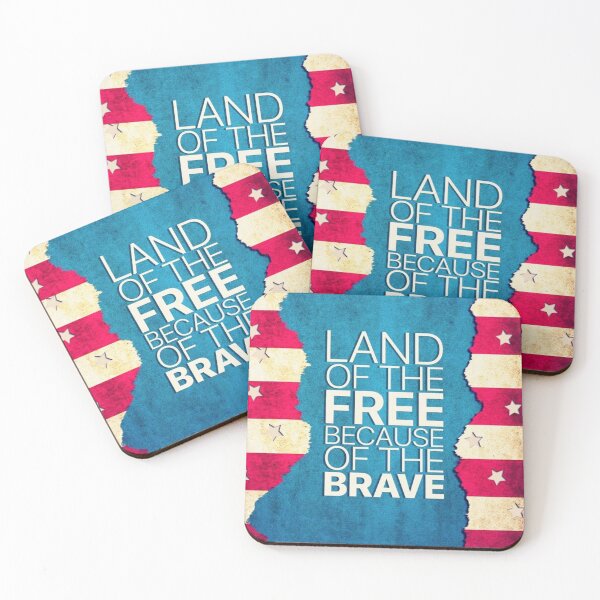 Item preview, Land Of The Free Because Of The Brave  designed and sold by UnityVerse.